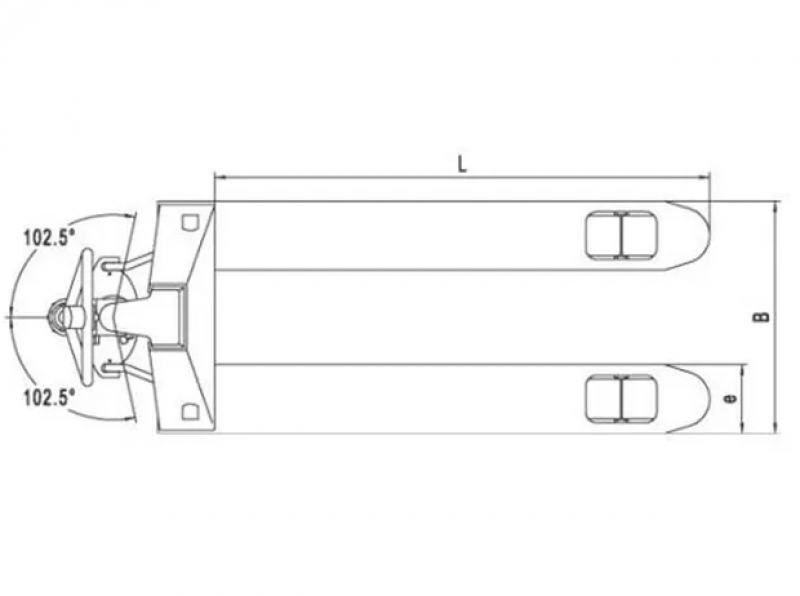 Гидравлическая тележка (рохля) AC-Super Low 530x1120 HV Market