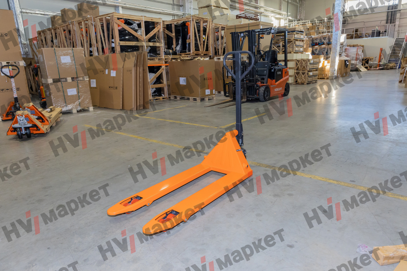 Гидравлическая тележка (рохля) DFE20 550х1150  HV Market