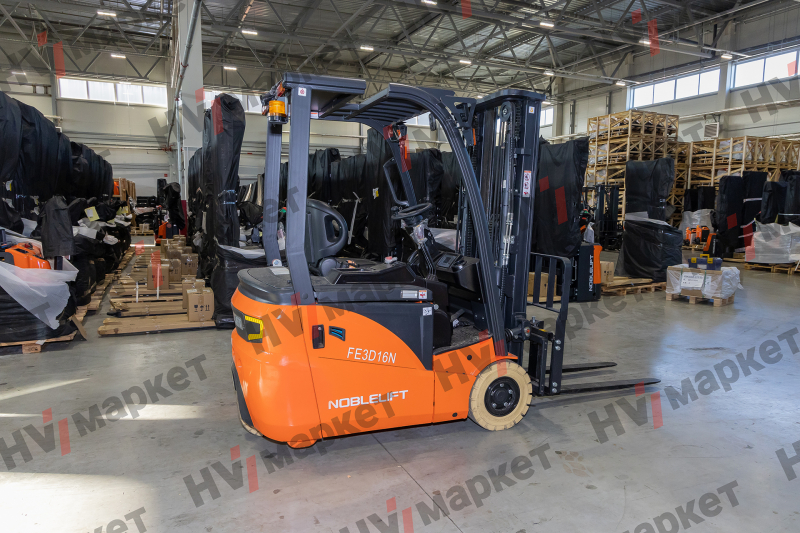Электрический вилочный погрузчик FE3D16N Duplex mast (Свинц-кислот 455Ач, FFL, В-3000мм) HV Market