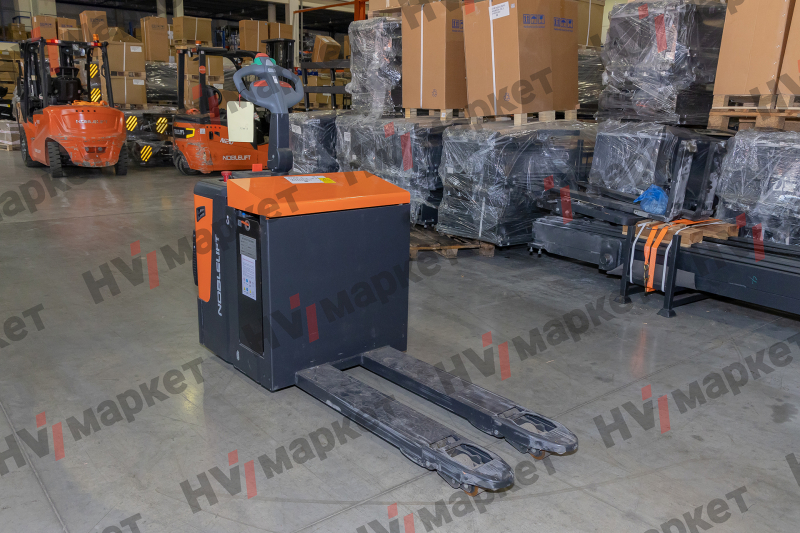 Тележка самоходная PT20P-C (540x1150) Curtis 1.6Kw рулевое колесо，двухсторонняя тяга аккумулятора 540x115, LB 200 Ah，24V80A зарядное устройство， HV Market